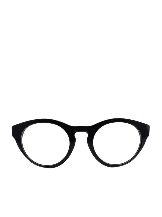 Blue Beat Square Black Eyeglasses