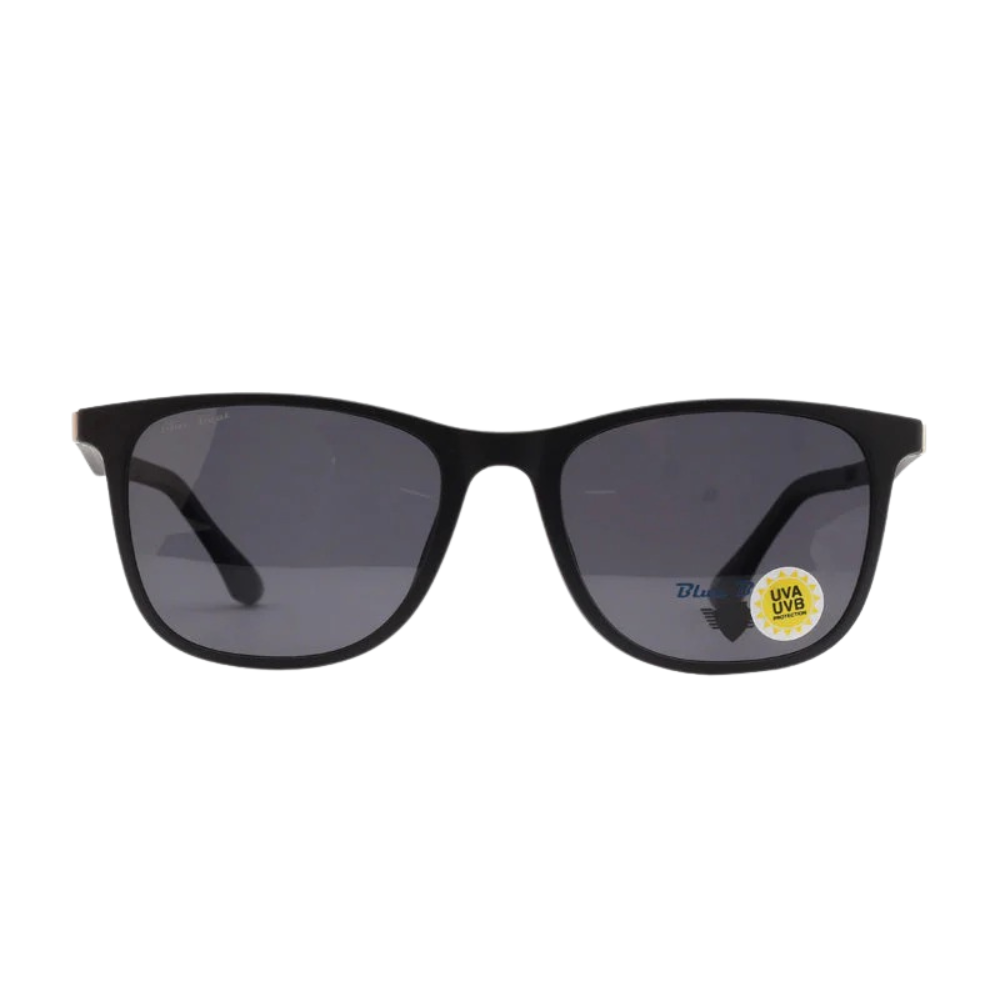 BlueBeat by Barakat Square Black Sunglasses 2-in-1