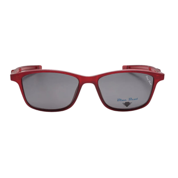 BlueBeat Kids by Barakat Rectangle Red Sunglasses 2-in-1