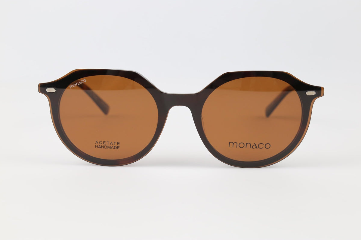 MONACO MN2027-49 Brown BR-C3 with clip-on 1