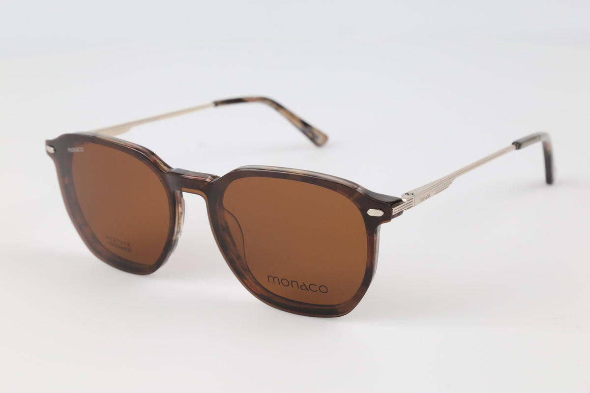 MONACO MN2027-50 Brown BR-C3 with clip-on 2
