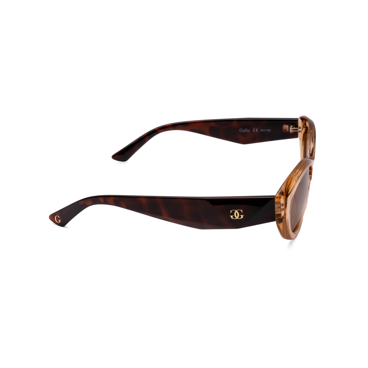 GALIA Solène - Brown / Clear Peach Frame | C2