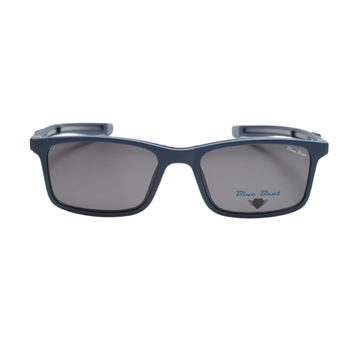 BlueBeat Kids by Barakat Rectangle Blue Sunglasses 2-in-1