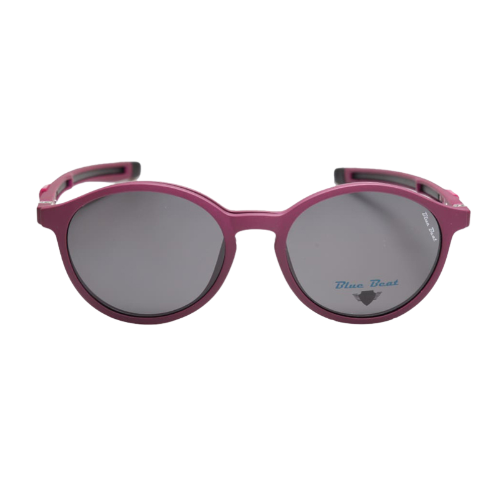 BlueBeat Kids by Barakat Round Violet Sunglasses 2-in-1