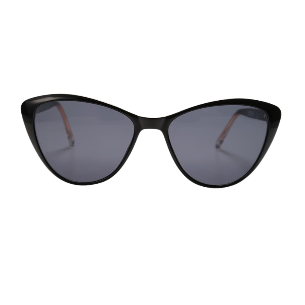 She By Barakat Black Cat-Eye Sunglasses