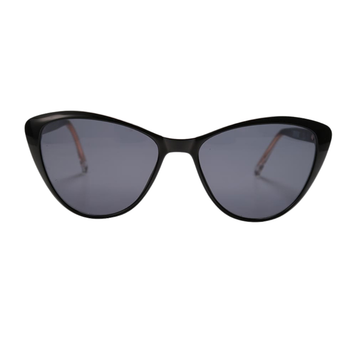 She By Barakat Black Cat-Eye Sunglasses