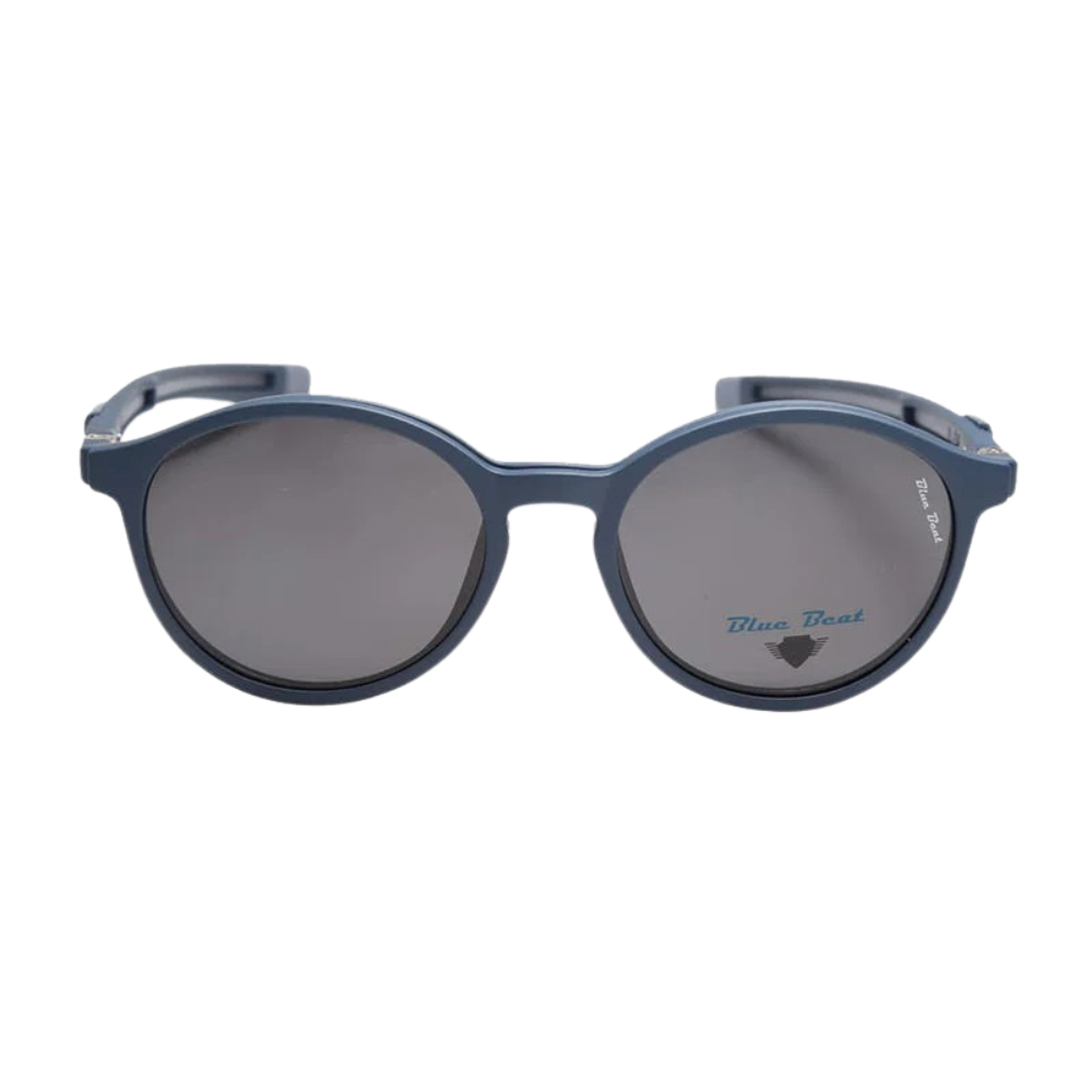 BlueBeat Kids by Barakat Round Blue Sunglasses 2-in-1