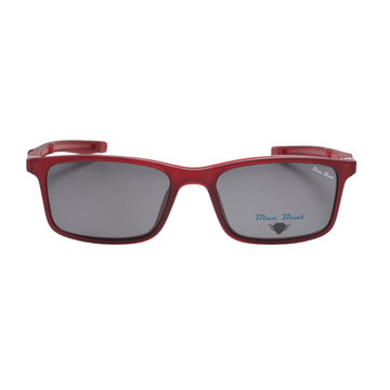 BlueBeat Kids by Barakat Rectangle Red Sunglasses 2-in-1