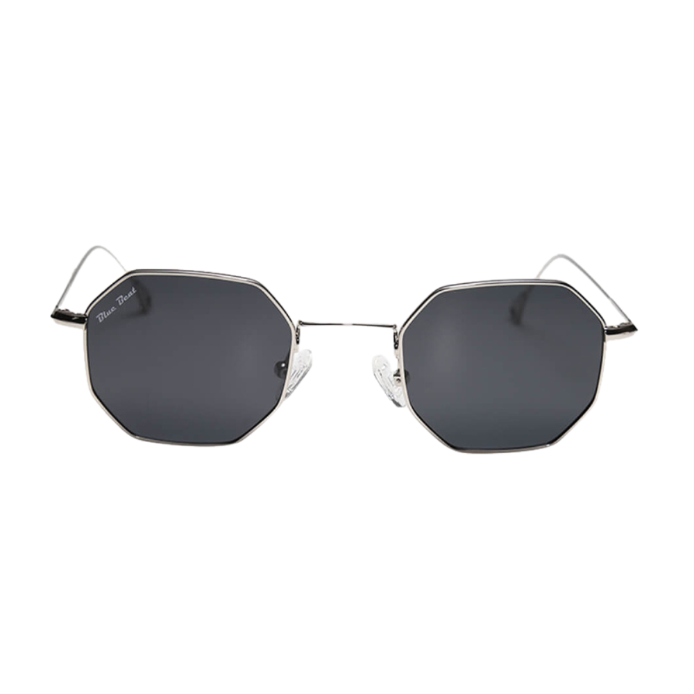 BlueBeat by Barakat Irregular Silver Sunglasses