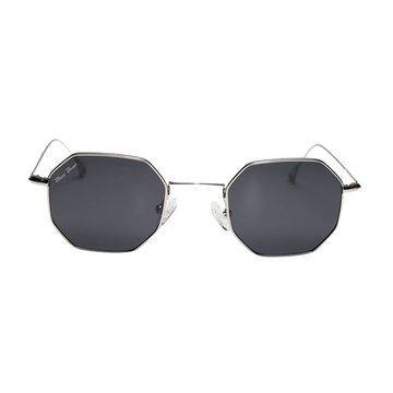 BlueBeat by Barakat Irregular Silver Sunglasses