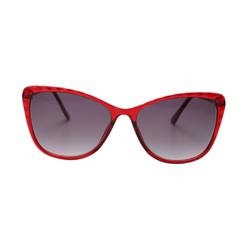 She By Barakat Red Cat-Eye Sunglasses