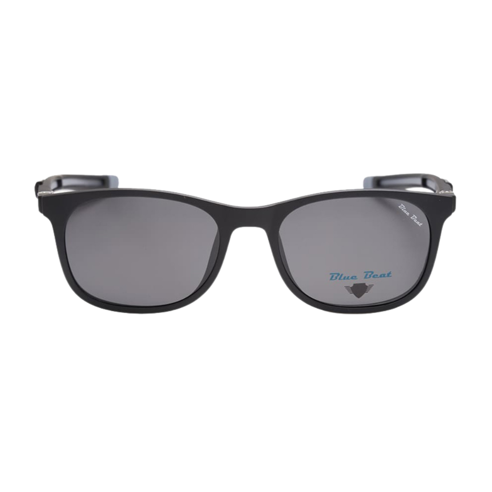 BlueBeat Kids by Barakat Square Black Sunglasses 2-in-1