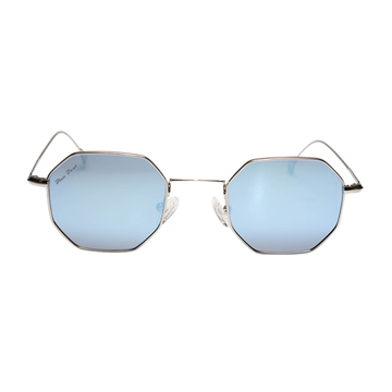 BlueBeat by Barakat Irregular Silver Sunglasses