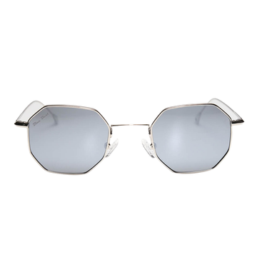 BlueBeat by Barakat Irregular Silver Sunglasses