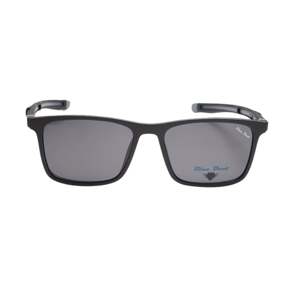 BlueBeat Kids by Barakat Square Black Sunglasses 2-in-1