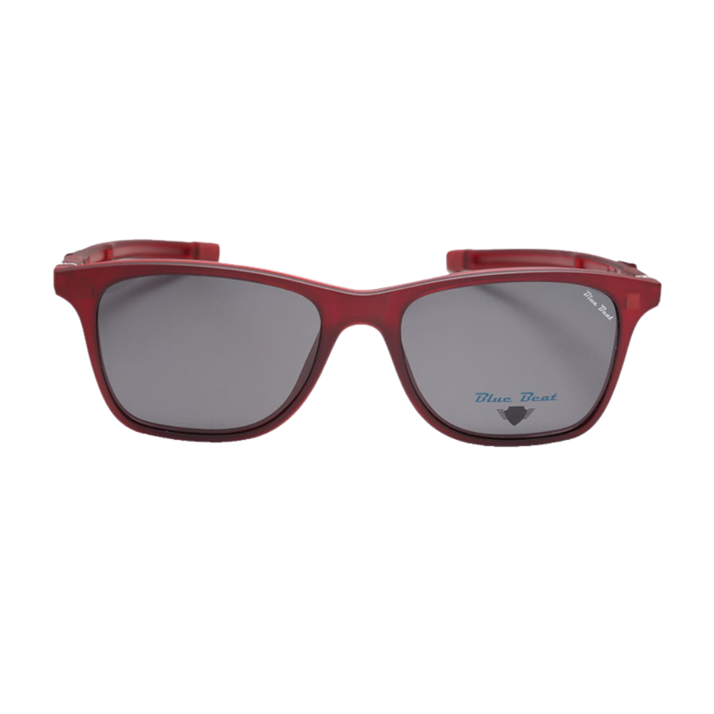 BlueBeat by Barakat Square Red Sunglasses 2-in-1