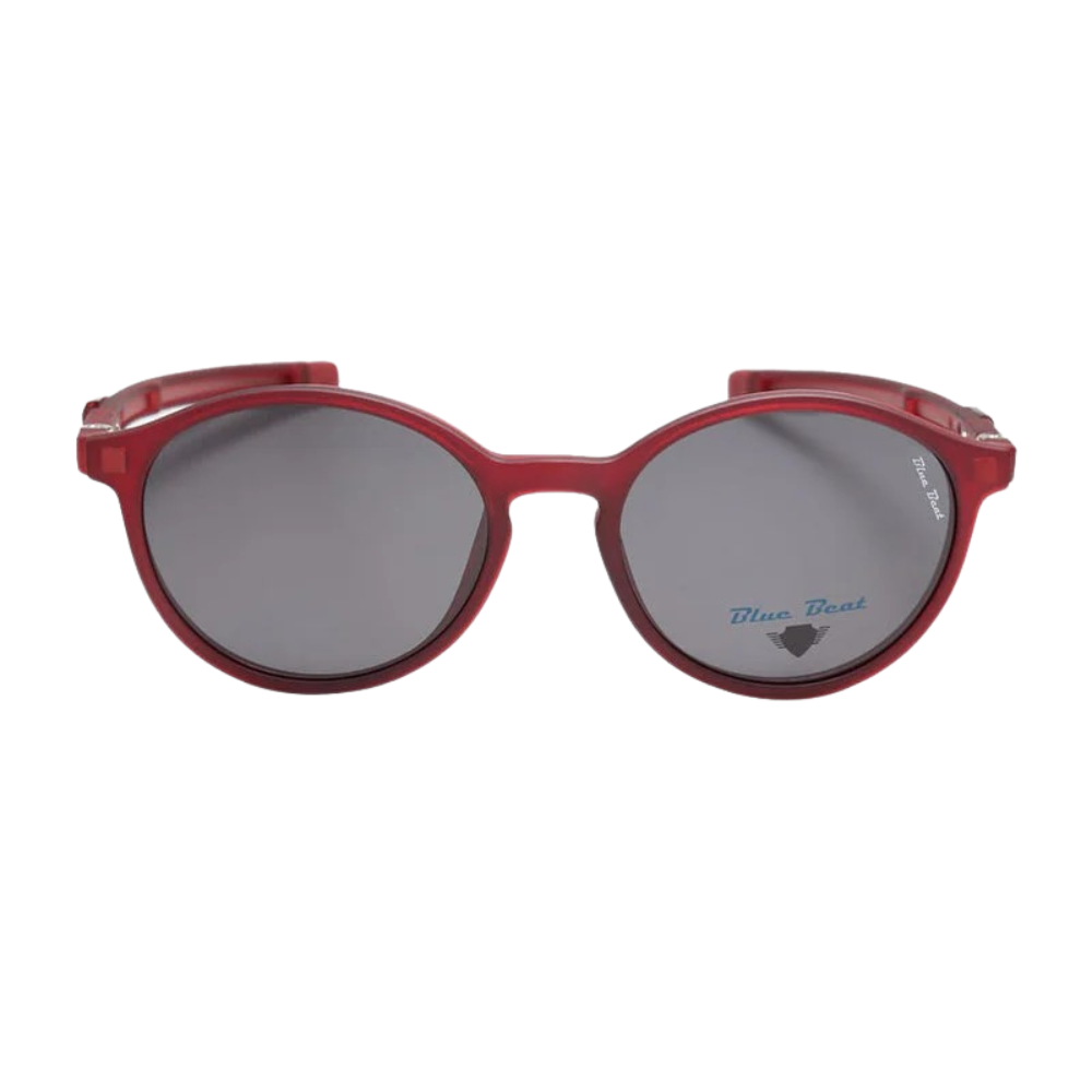 BlueBeat Kids by Barakat Round Red Sunglasses 2-in-1