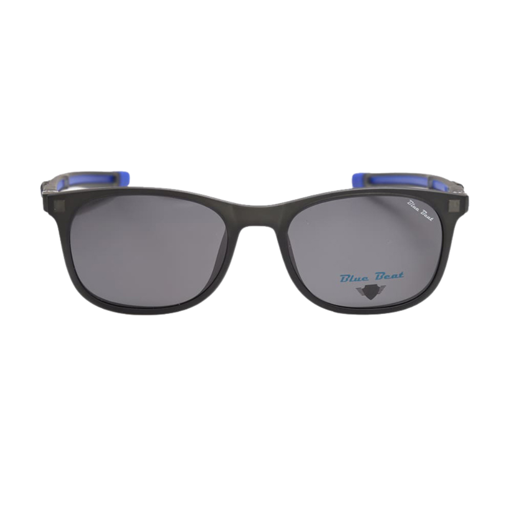 BlueBeat Kids by Barakat Square Gray Sunglasses 2-in-1