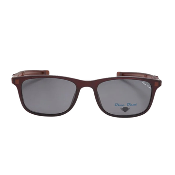 BlueBeat Kids by Barakat Rectangle Brown Sunglasses 2-in-1