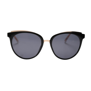 She By Barakat Black Cat-Eye Sunglasses