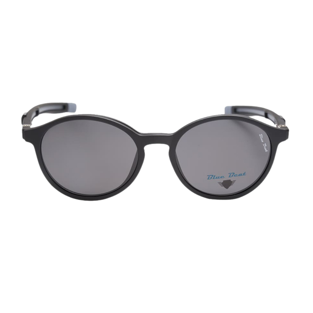 BlueBeat Kids by Barakat Round Black Sunglasses 2-in-1