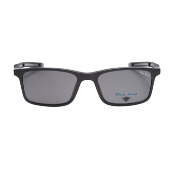 BlueBeat Kids by Barakat Rectangle Black Sunglasses 2-in-1