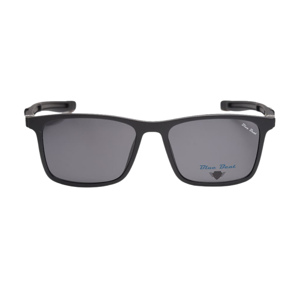 BlueBeat Kids by Barakat Square Black Sunglasses 2-in-1