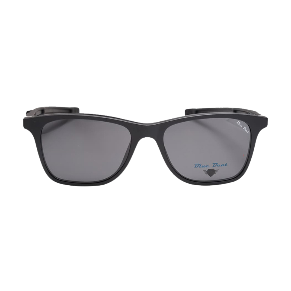BlueBeat by Barakat Square Black Sunglasses 2-in-1