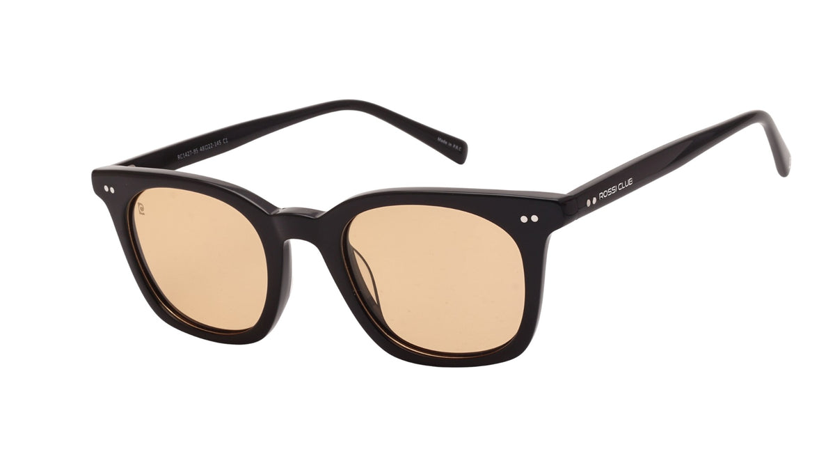 ROSSI CLUB RC1427-95 Black / Brown Lens BK-C1 angle 2