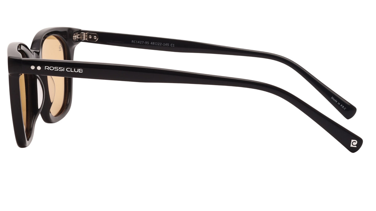 ROSSI CLUB RC1427-95 Black / Brown Lens BK-C1 angle 3