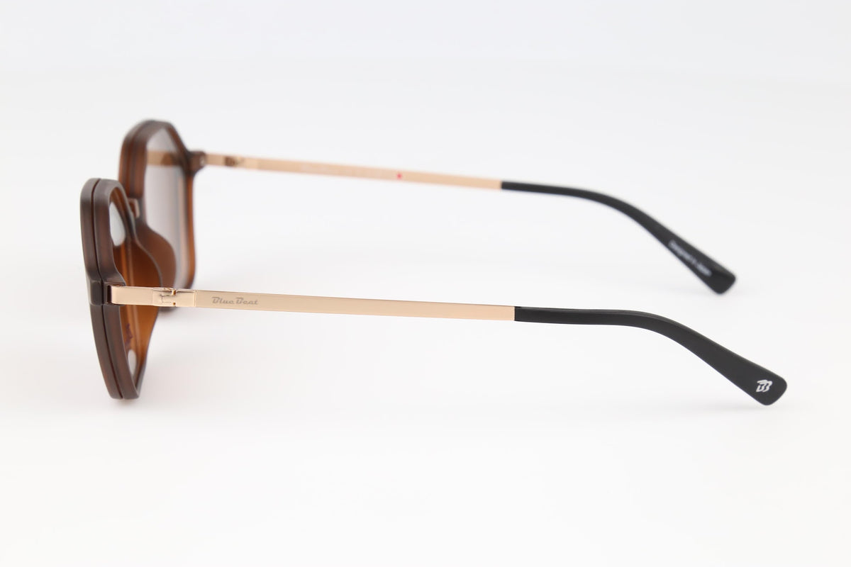 BLUE BEAT BB2027-44 Brown BR-C4 with clip-on 3
