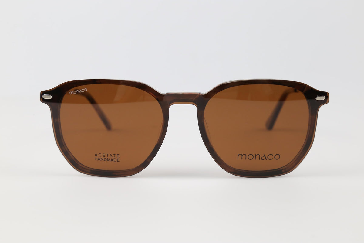 MONACO MN2027-50 Brown BR-C3 with clip-on 1