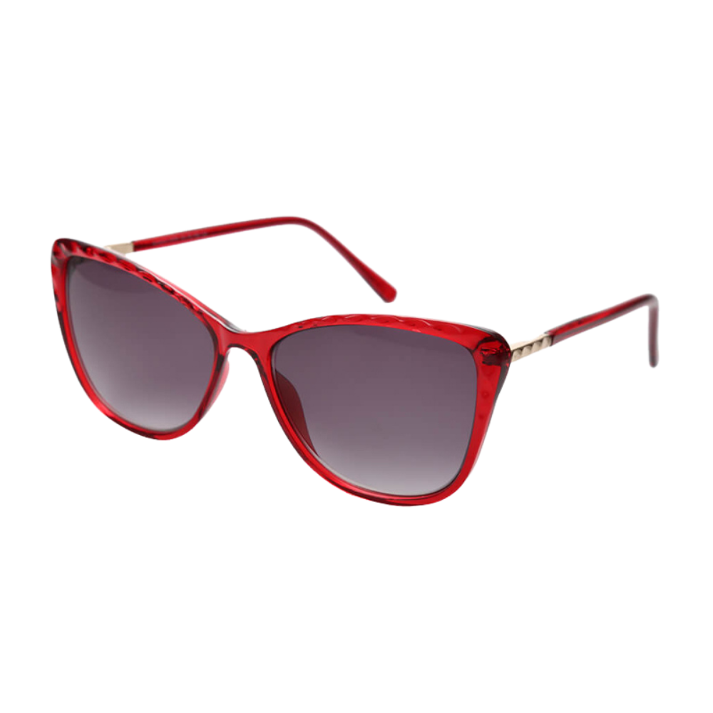 She By Barakat Red Cat-Eye Sunglasses