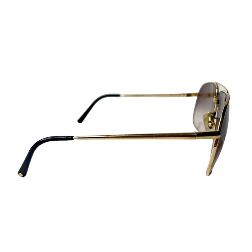 Movado by Carrera Black Aviator Metal Full Rim Sunglasses 5455