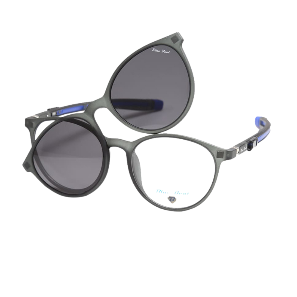 BlueBeat Kids by Barakat Cat-Eye Green Sunglasses 2-in-1