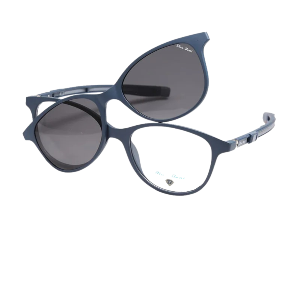BlueBeat Kids by Barakat Cat-Eye Blue Sunglasses 2-in-1