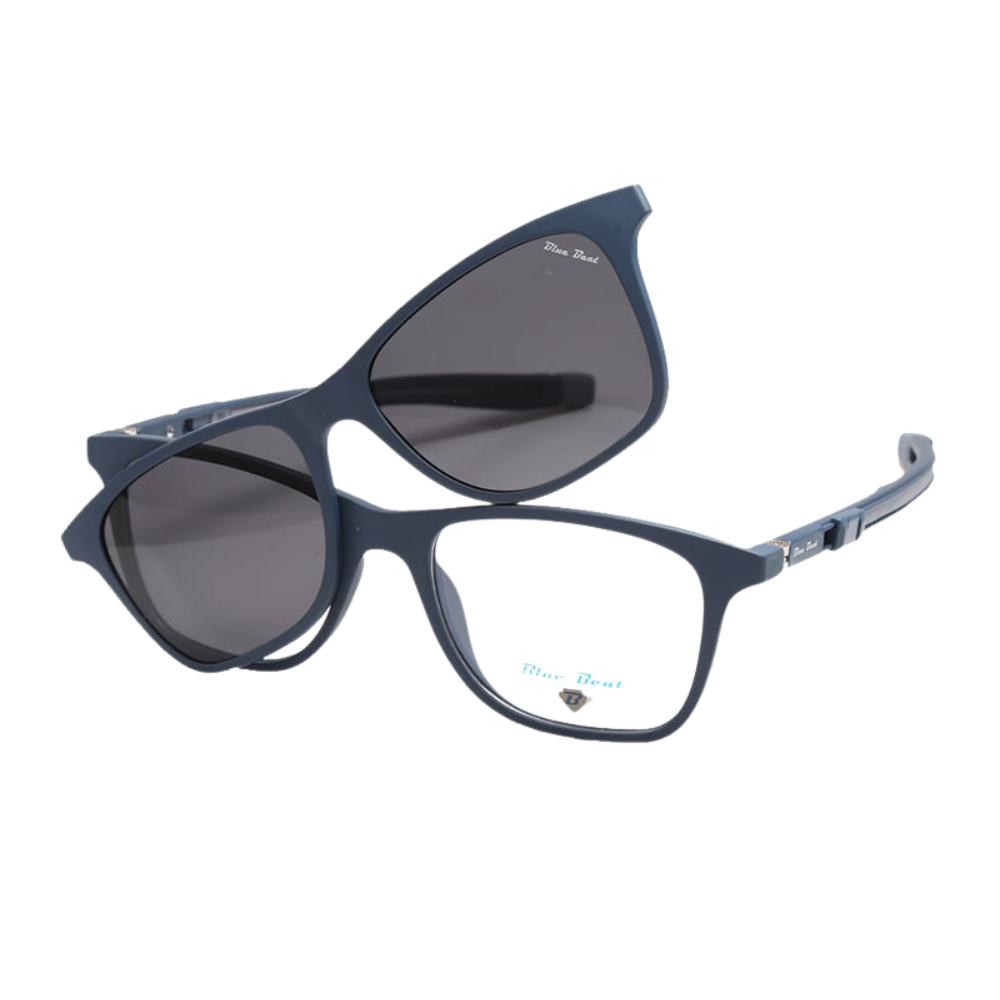 BlueBeat by Barakat Square Blue Sunglasses 2-in-1