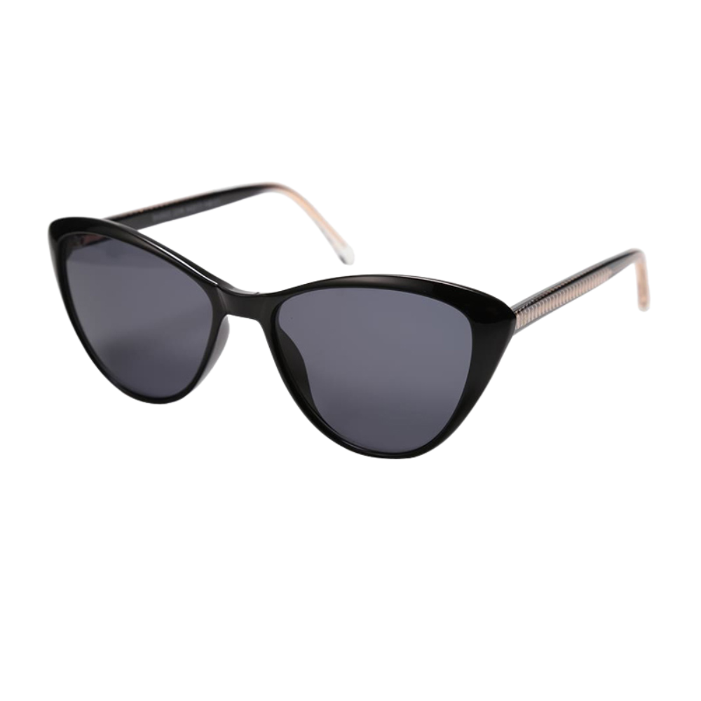 She By Barakat Black Cat-Eye Sunglasses
