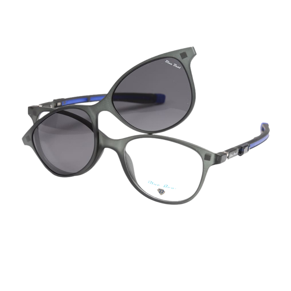 BlueBeat Kids by Barakat Cat-Eye Green Sunglasses 2-in-1