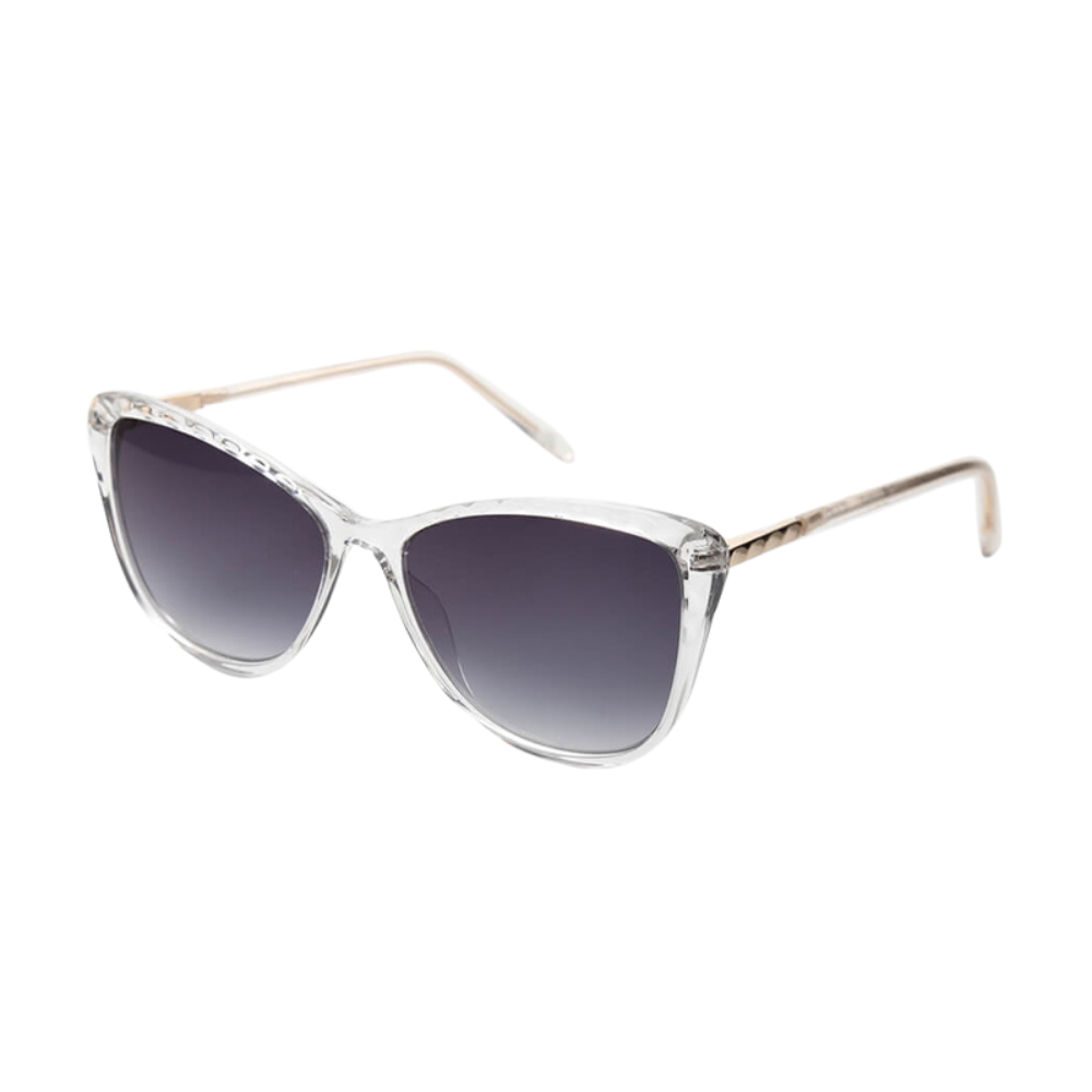 She By Barakat Clear Cat-Eye Sunglasses