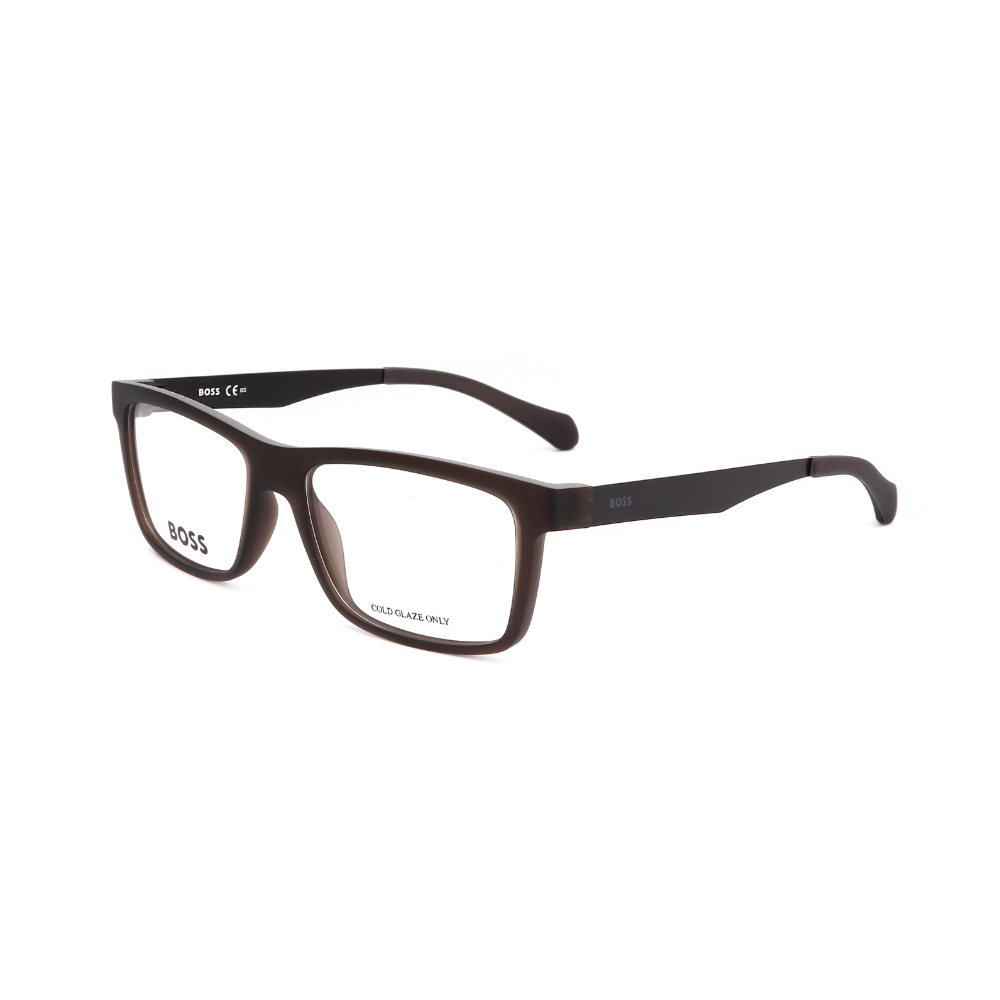Hugo Boss 0870 05A MATT BROWN RUTHENIUM Men's Eyewear Frame