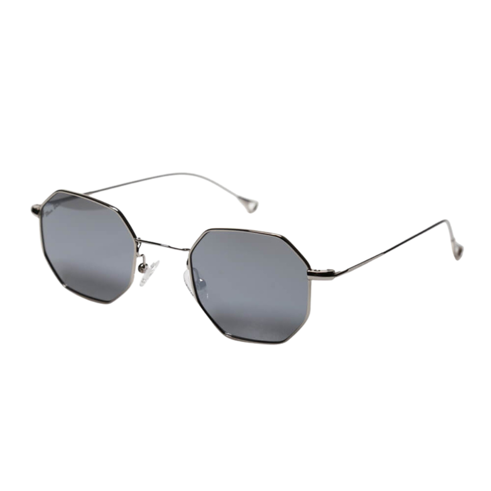 BlueBeat by Barakat Irregular Silver Sunglasses