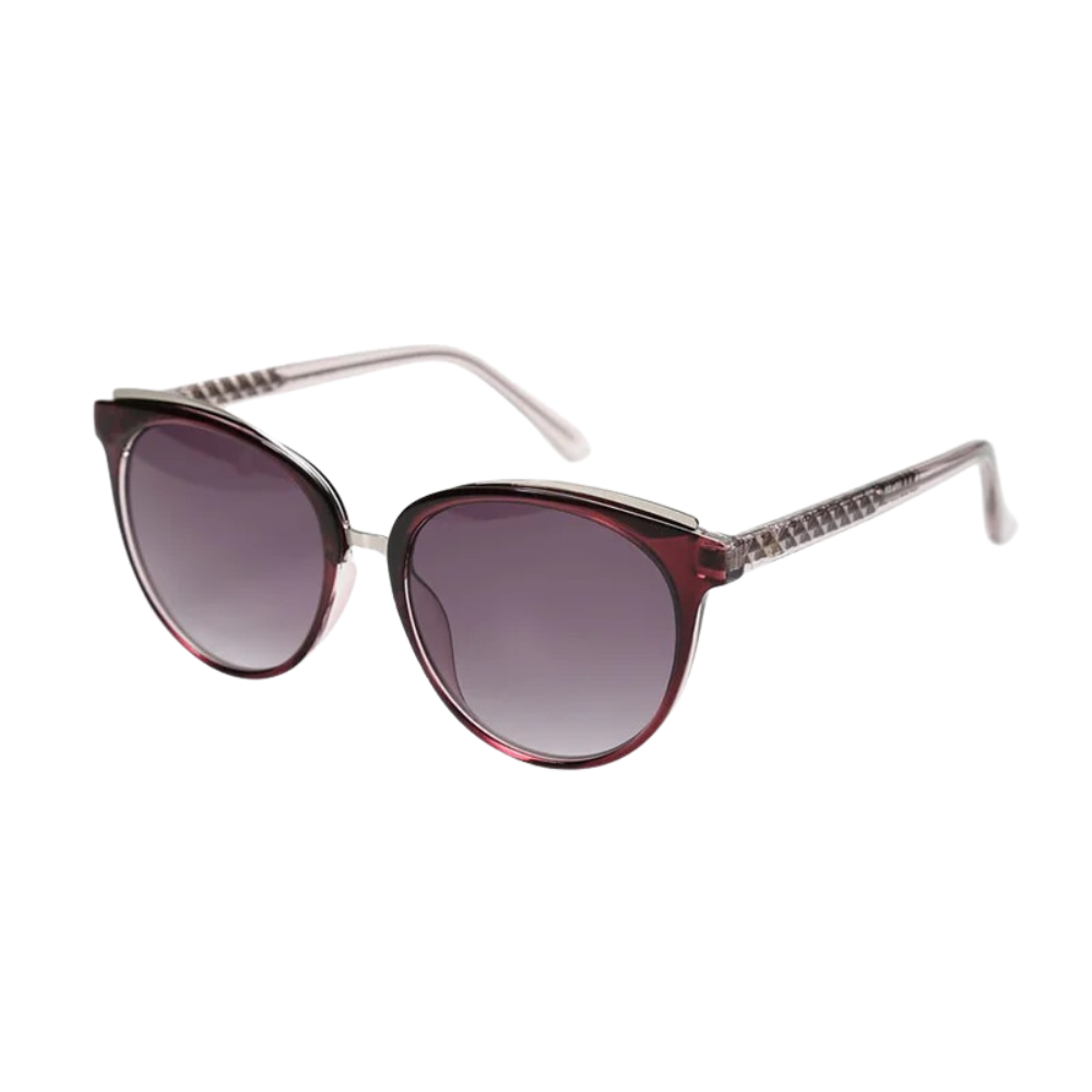 She By Barakat Gray Cat-Eye Sunglasses