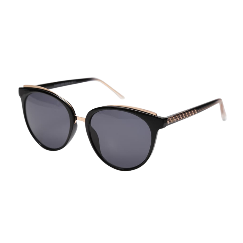 She  By Barakat Black Cat-Eye  Sunglasses