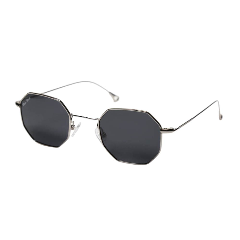 BlueBeat by Barakat Irregular Silver Sunglasses
