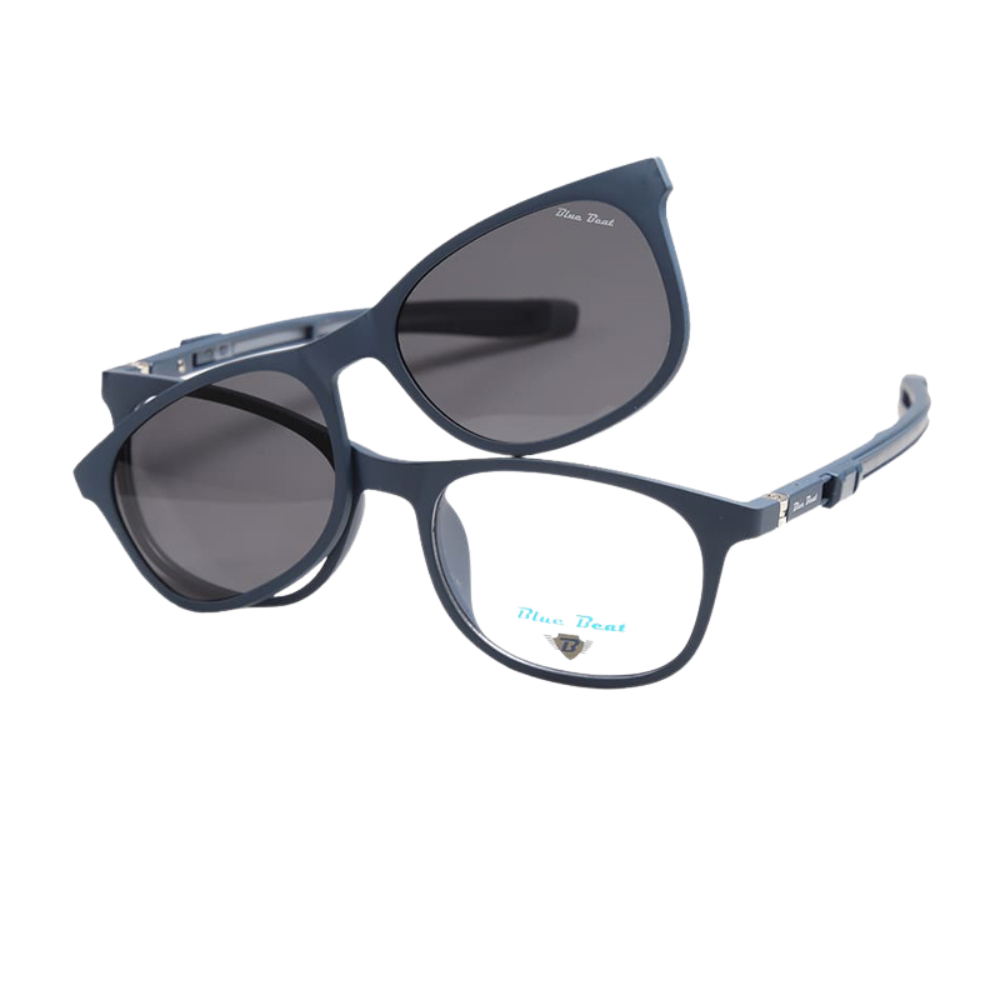 BlueBeat Kids by Barakat Square Blue Sunglasses 2-in-1