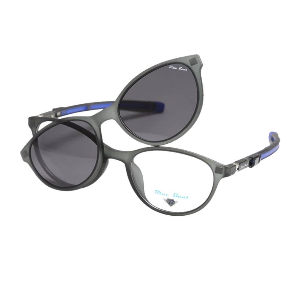 BlueBeat Kids by Barakat Cat-Eye Green Sunglasses 2-in-1