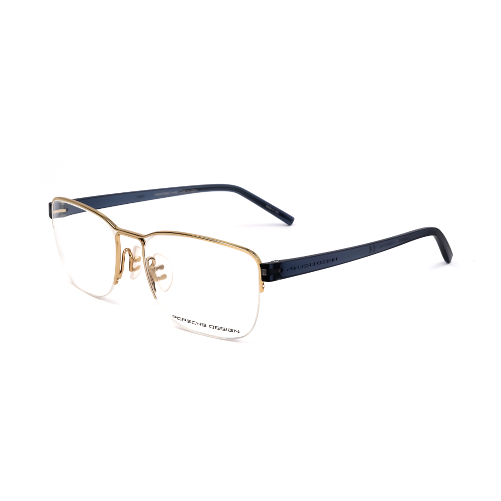 Porsche Design Rx Eyeglasses Frame - P8357 C - Gold / Blue