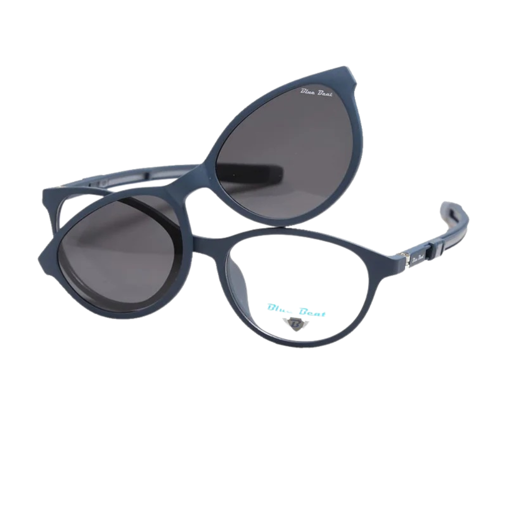 BlueBeat Kids by Barakat Cat-Eye Blue Sunglasses 2-in-1