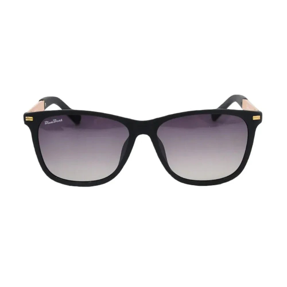 Blue Beat by Barakat Square Gold Sunglasses - Barakat Optical
